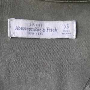 Abercrombie & Fitch Khaki Green One Piece Jumpsuit